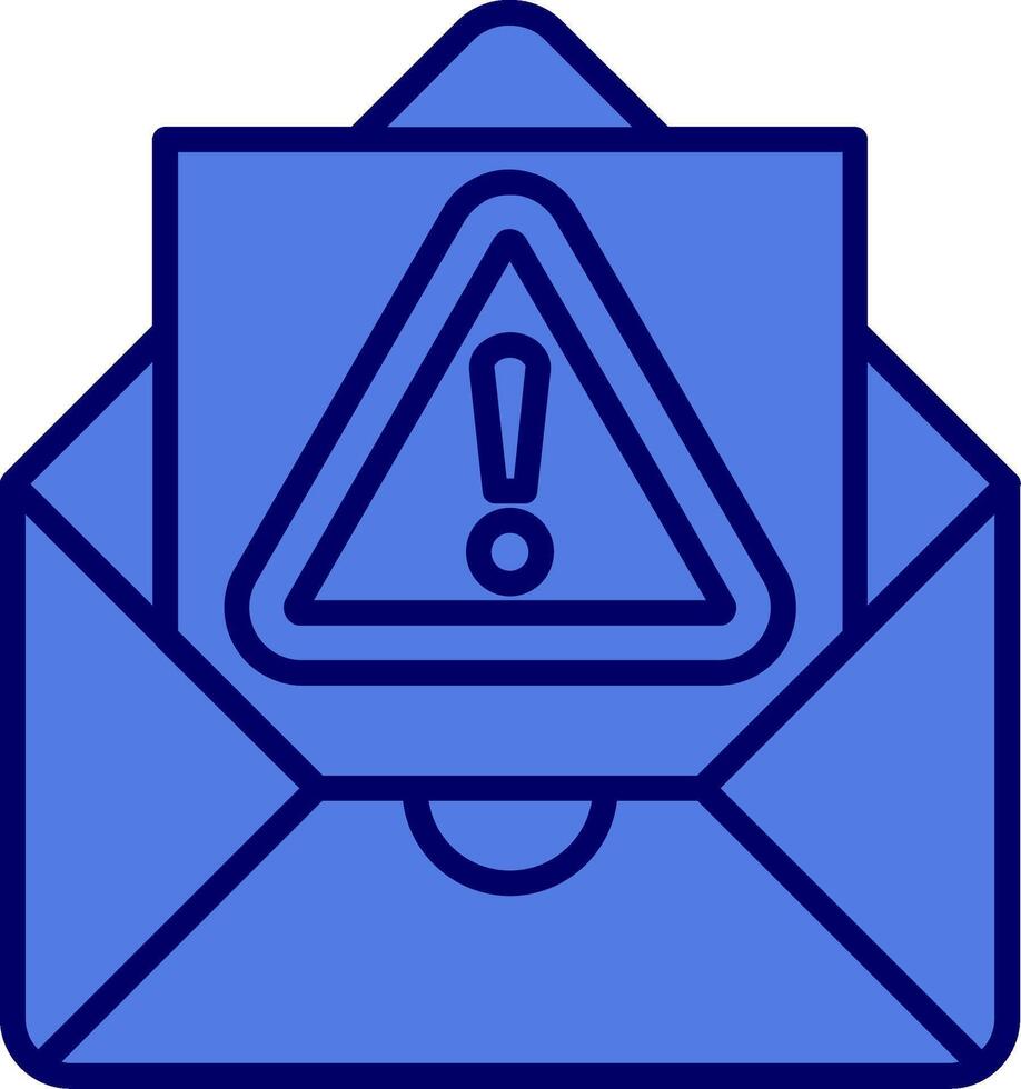 icono de vector de correo no deseado