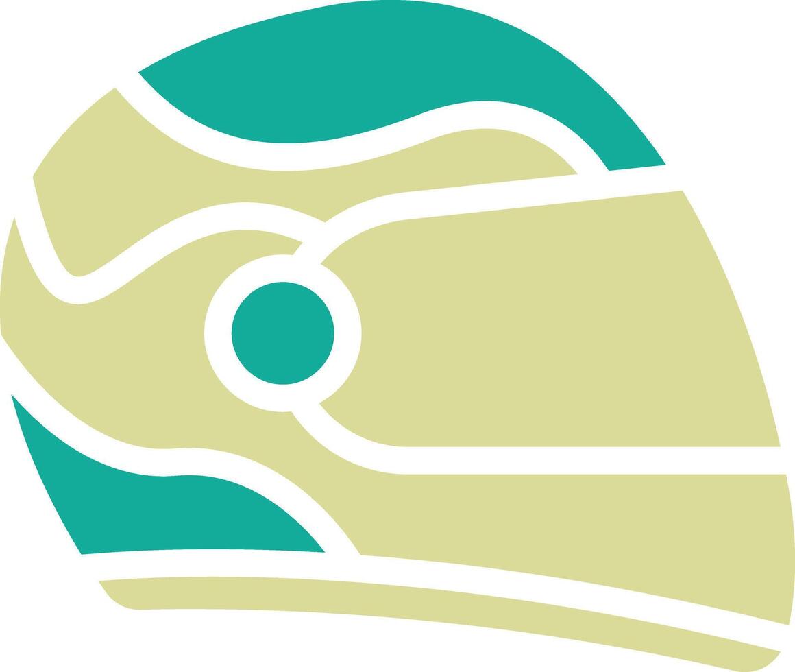 Racing Helmet Vector Icon