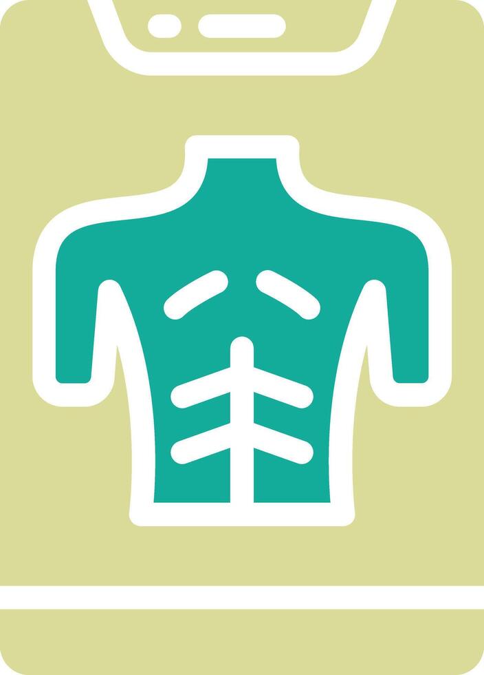 abdominales vector icono