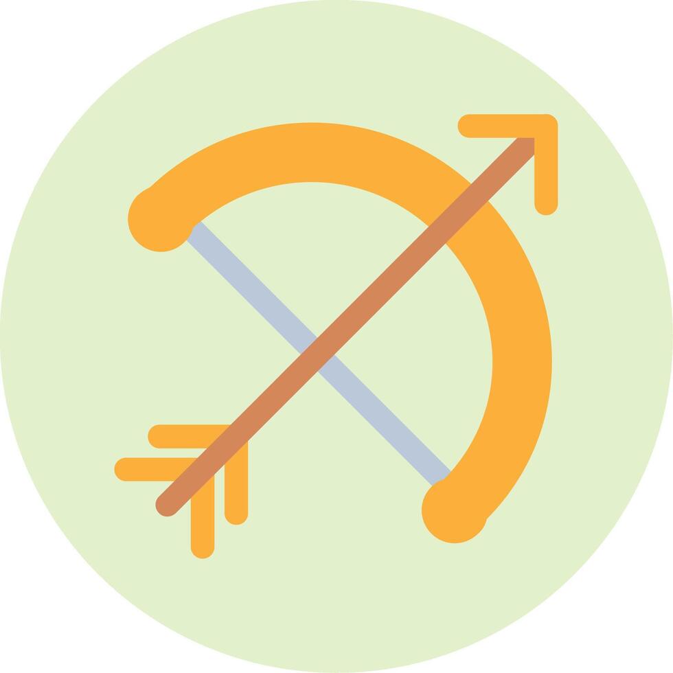 Bow And Arrow Vector Icon