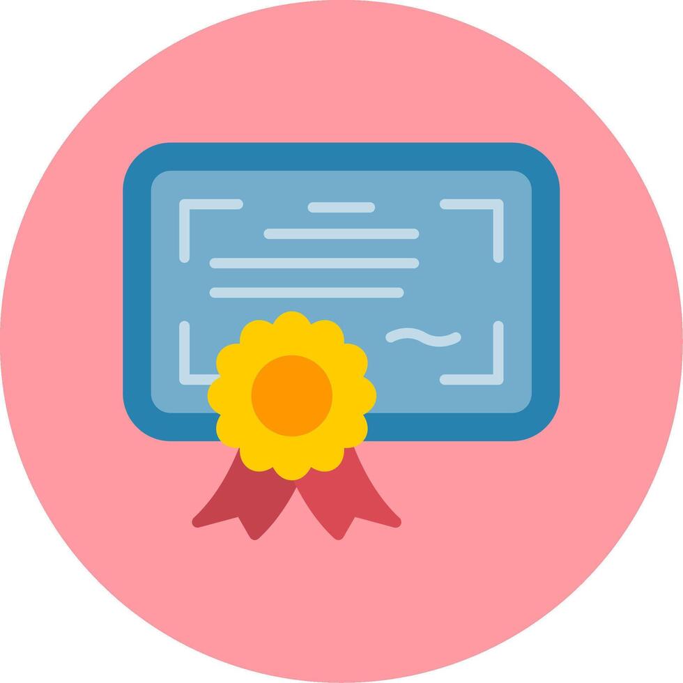 Certificate Vector Icon