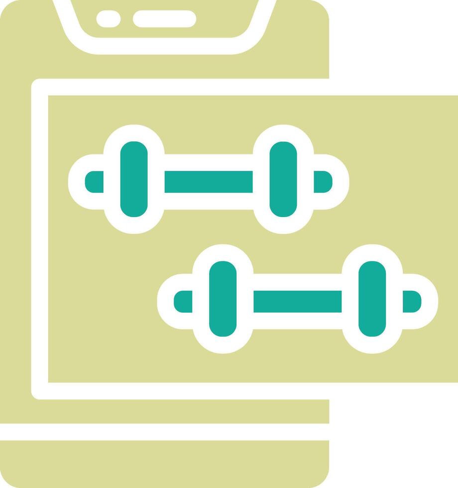 Dumbbells Vector Icon