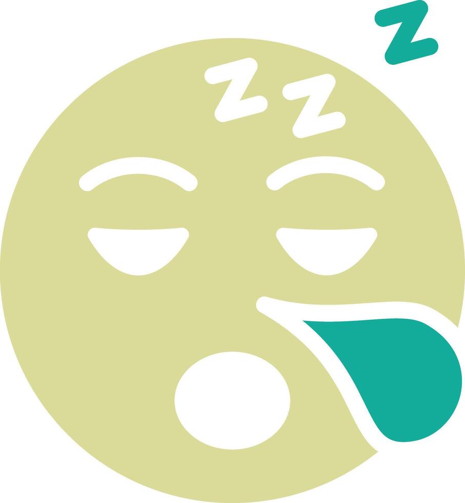 Sleepy Face Vector Icon