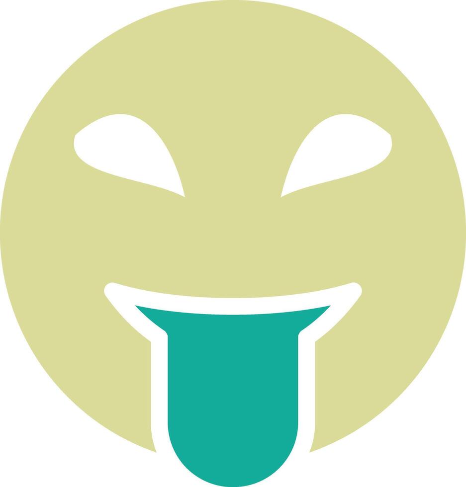 Squinting Face with Tongue Vector Icon