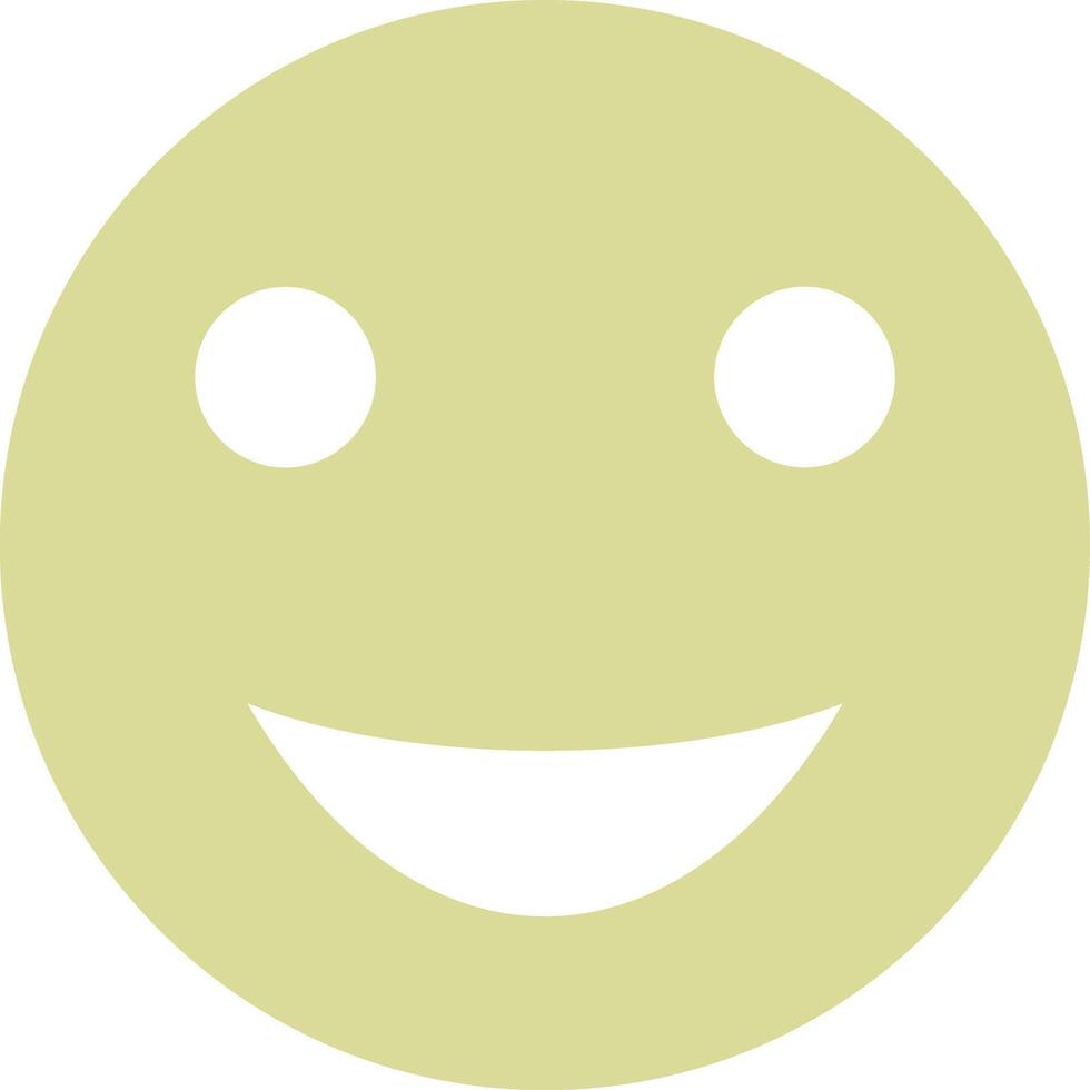 Smiling Face Vector Icon