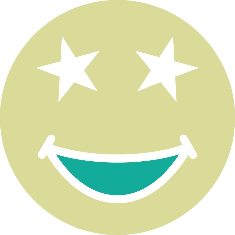 Star Struck Vector Icon