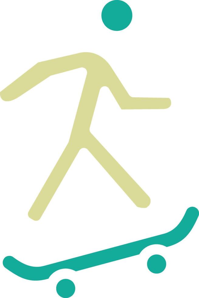 Skateboarding Vector Icon