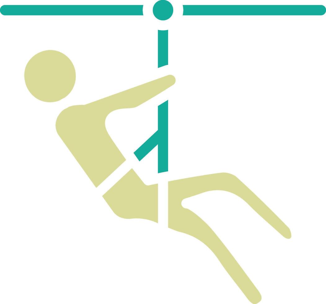 Zipline Vector Icon