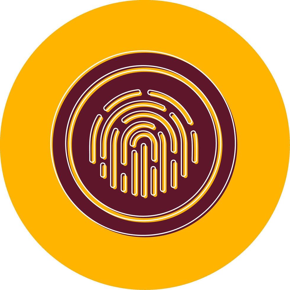 Fingerprint Vector Icon