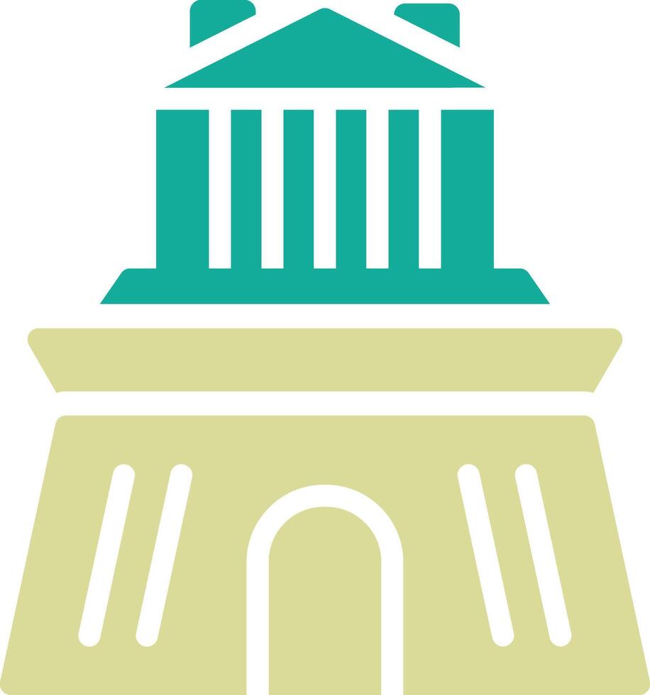 Halicarnassus Mausoleum Vector Icon