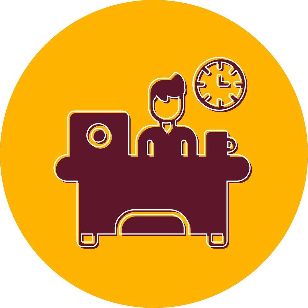 Workaholic Vector Icon