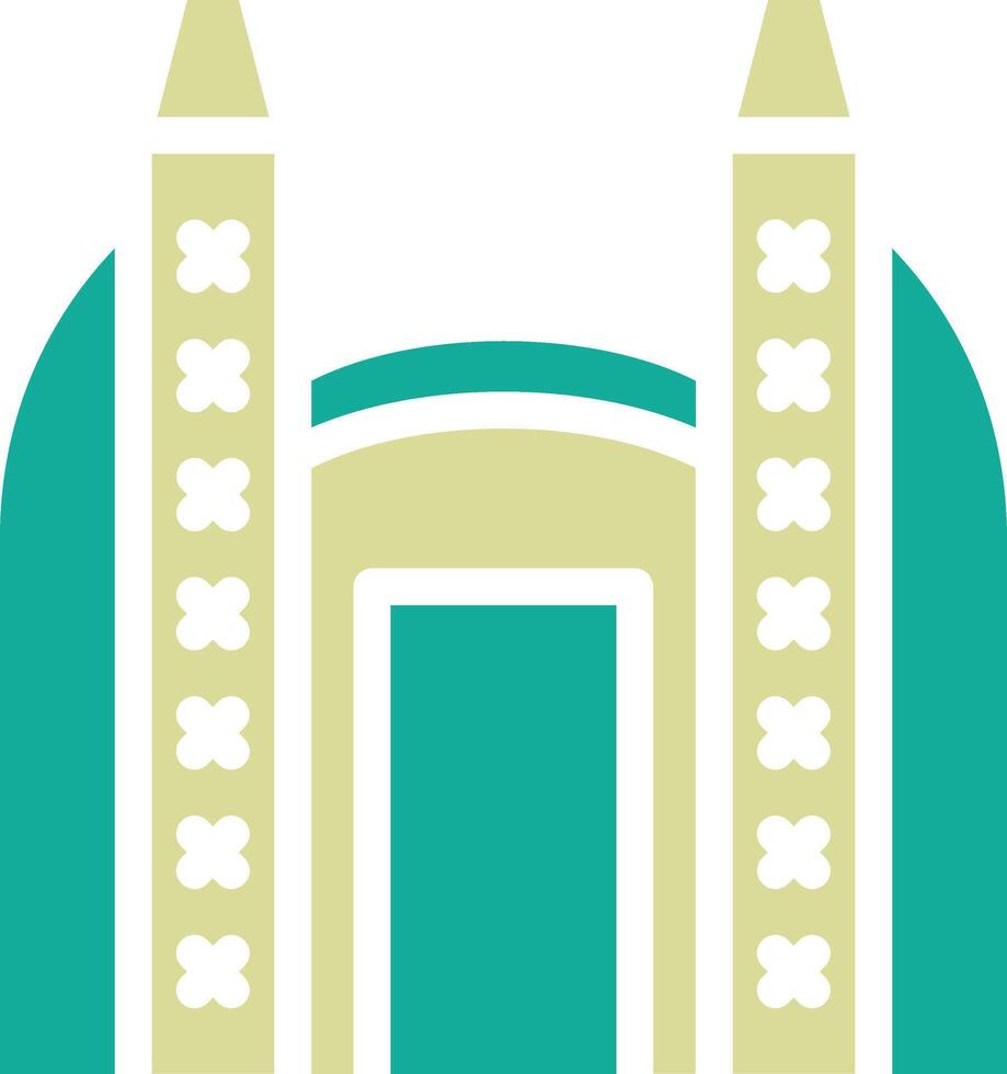 Ishtar Gate Vector Icon