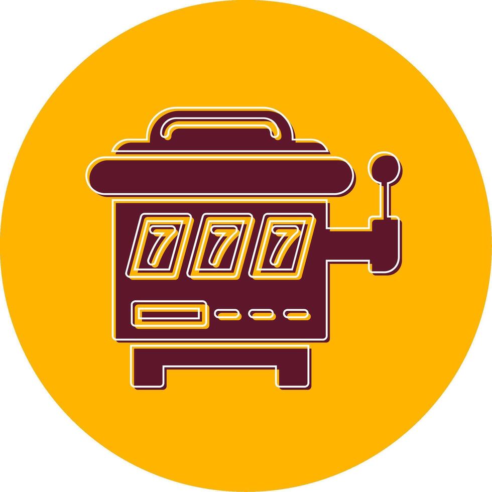 Slot Machine Vector Icon