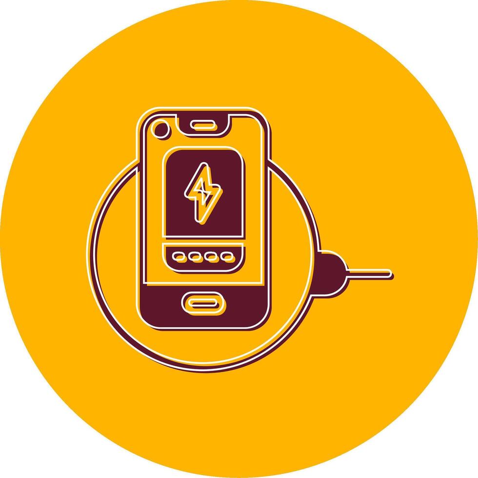 Wireless Charger Vector Icon