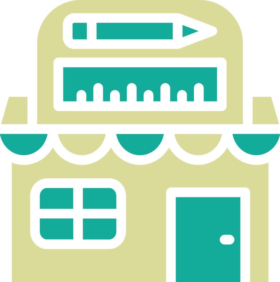 Stationery Shop Vector Icon