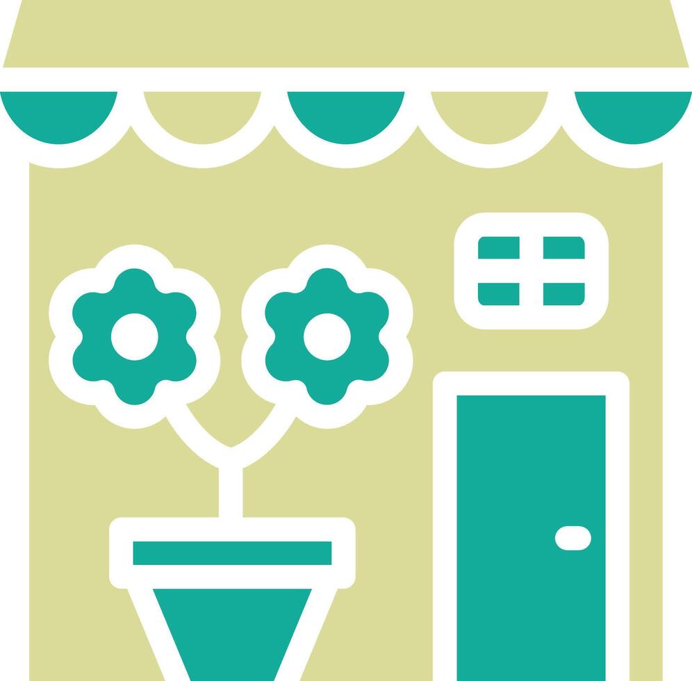 Flower Shop Vector Icon