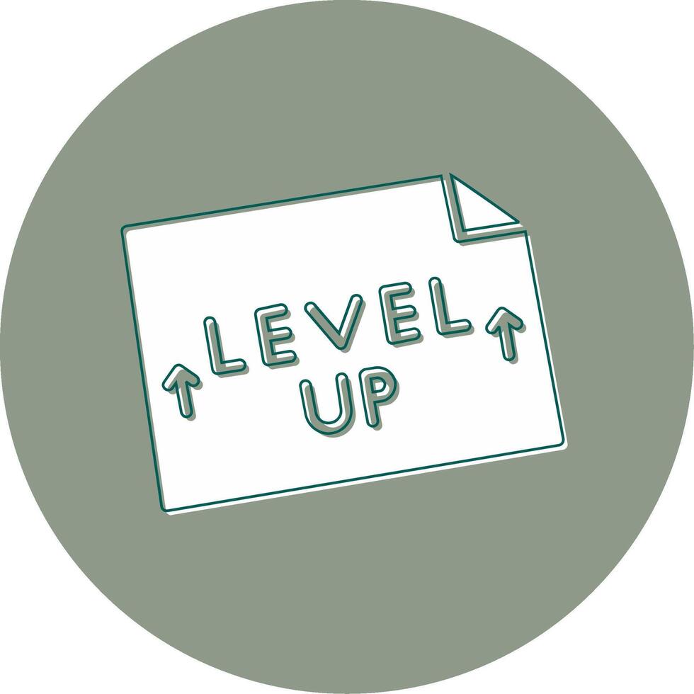 Level Up Vector Icon