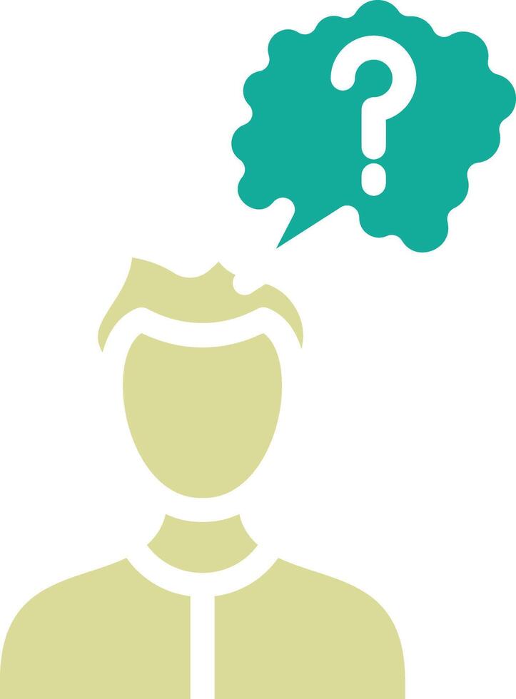 Thinking Vector Icon