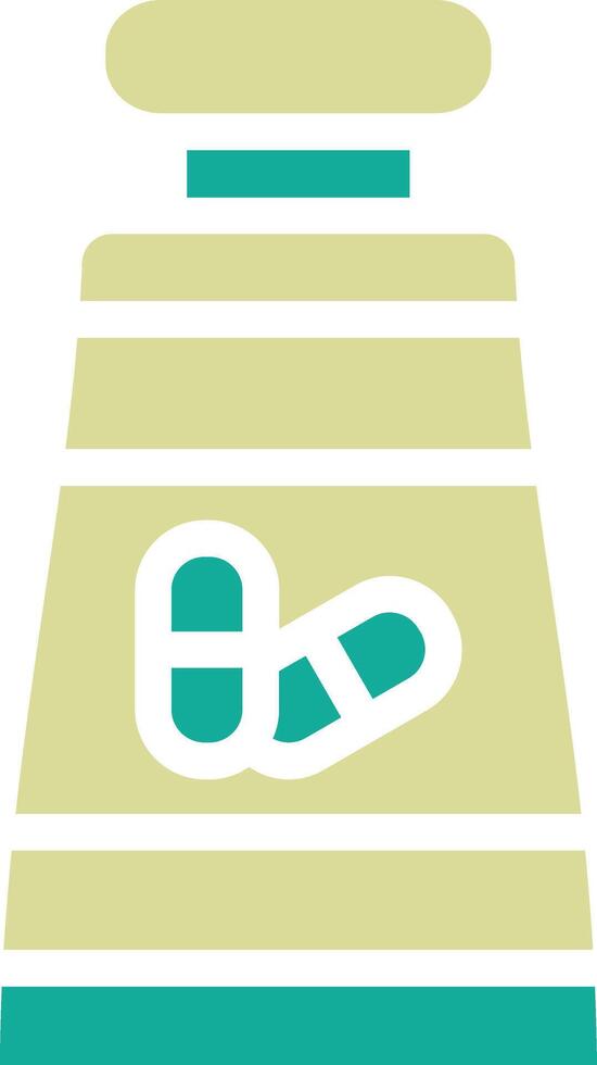 Tablets Bottle Vector Icon