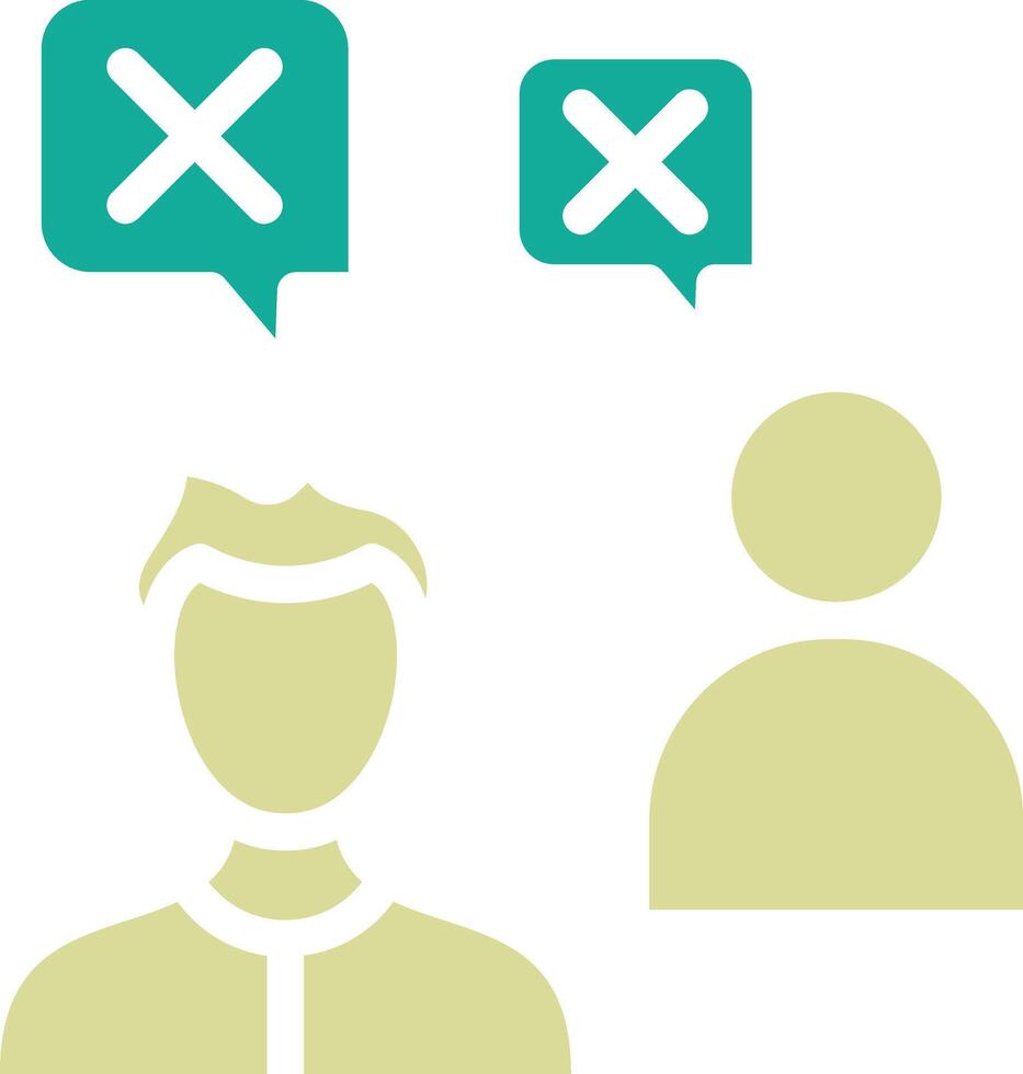 People Disagree Vector Icon