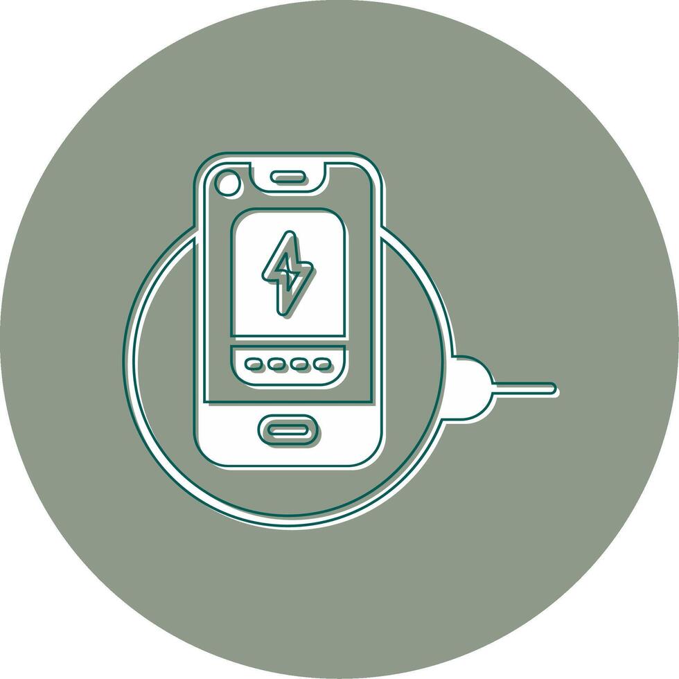 Wireless Charger Vector Icon