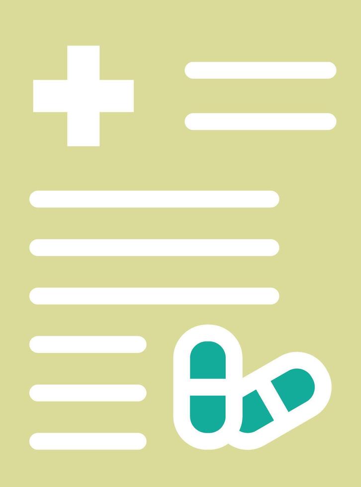 Prescription Vector Icon