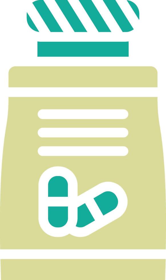 Pills Bottle Vector Icon