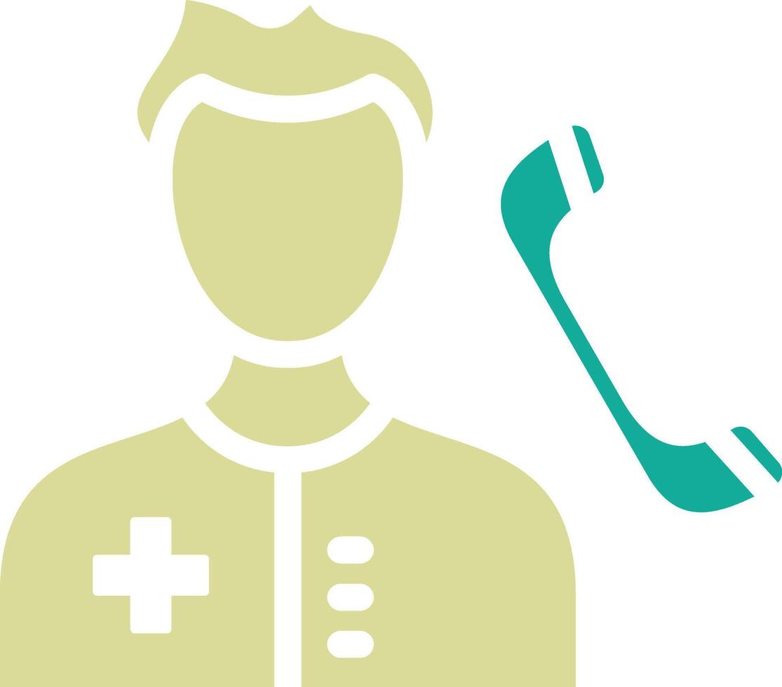 Medical Service on Call Vector Icon