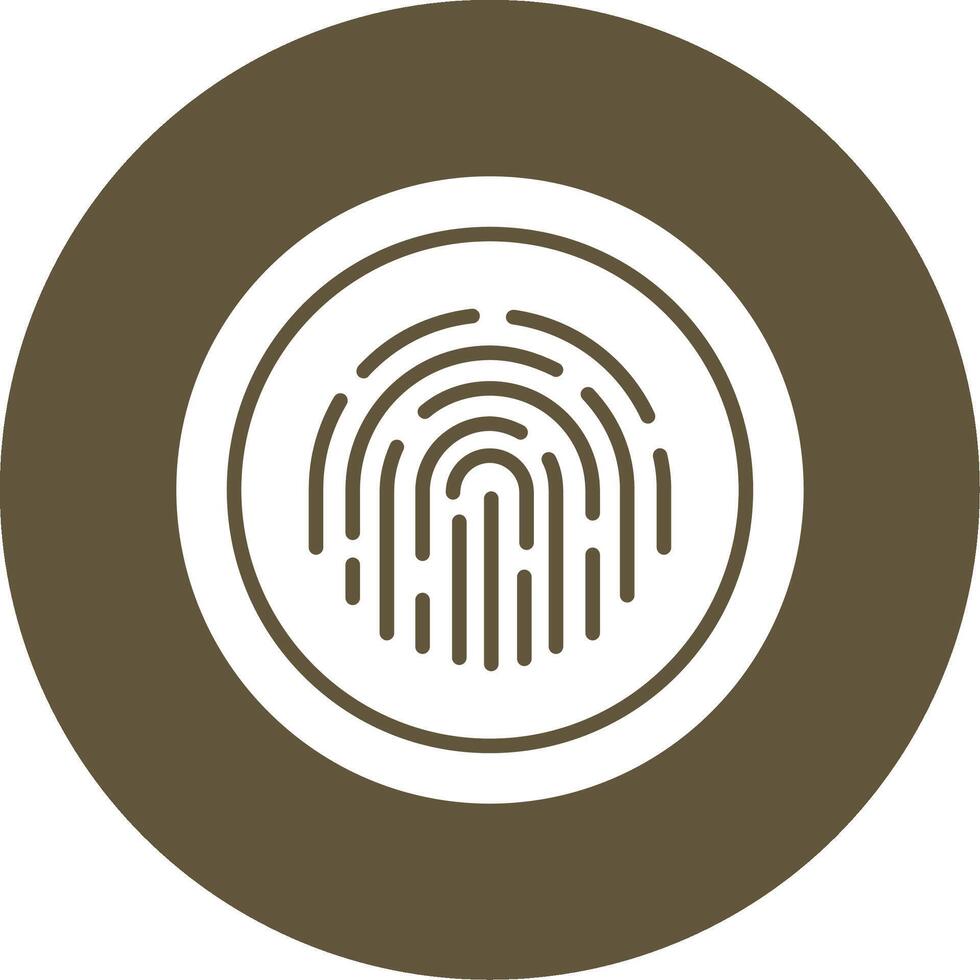 Fingerprint Vector Icon