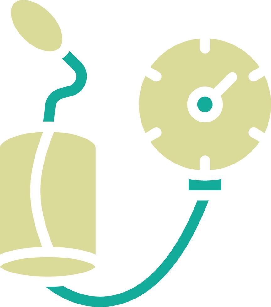 Blood Pressure Gauge Vector Icon
