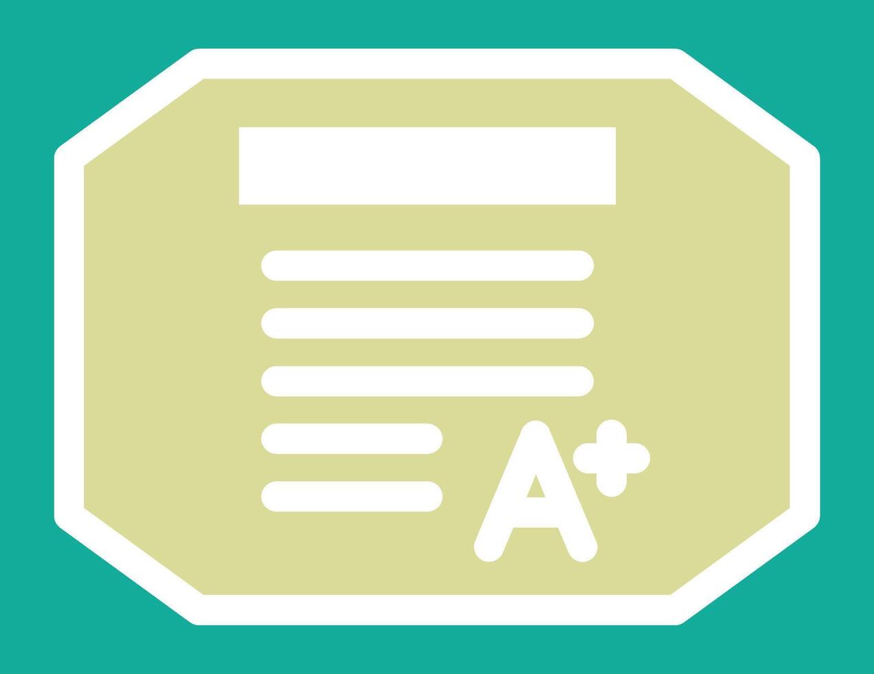 Grade Vector Icon