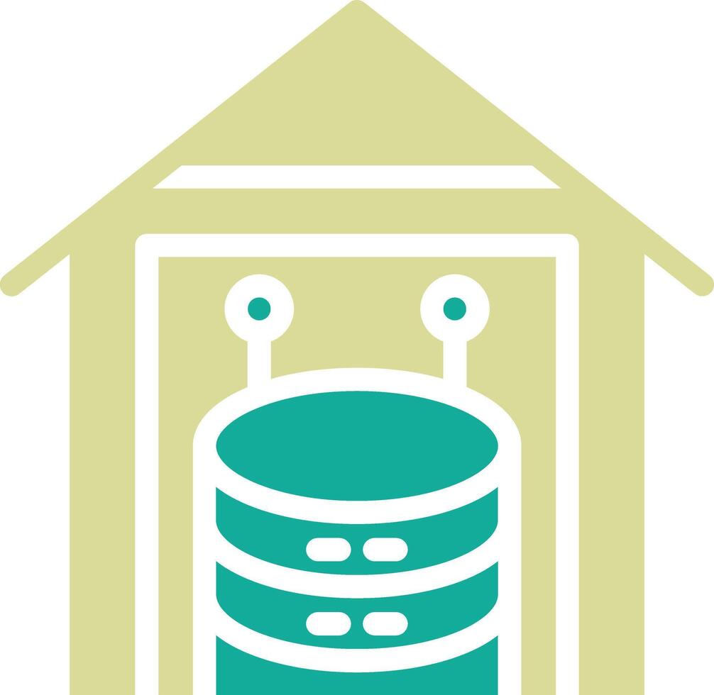 Data Warehouse Vector Icon