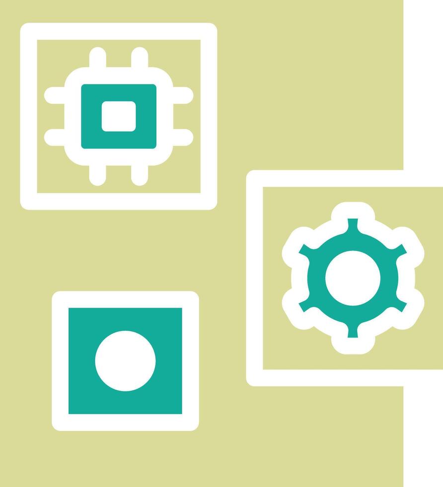 Unstructured Data Vector Icon