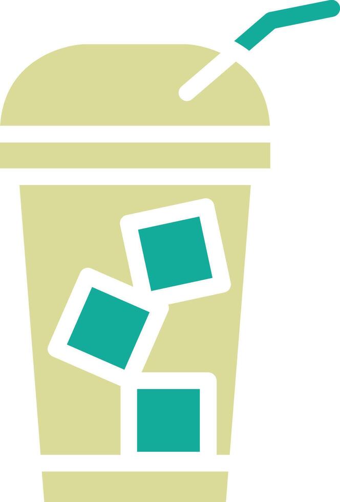 Cold Coffee Vector Icon