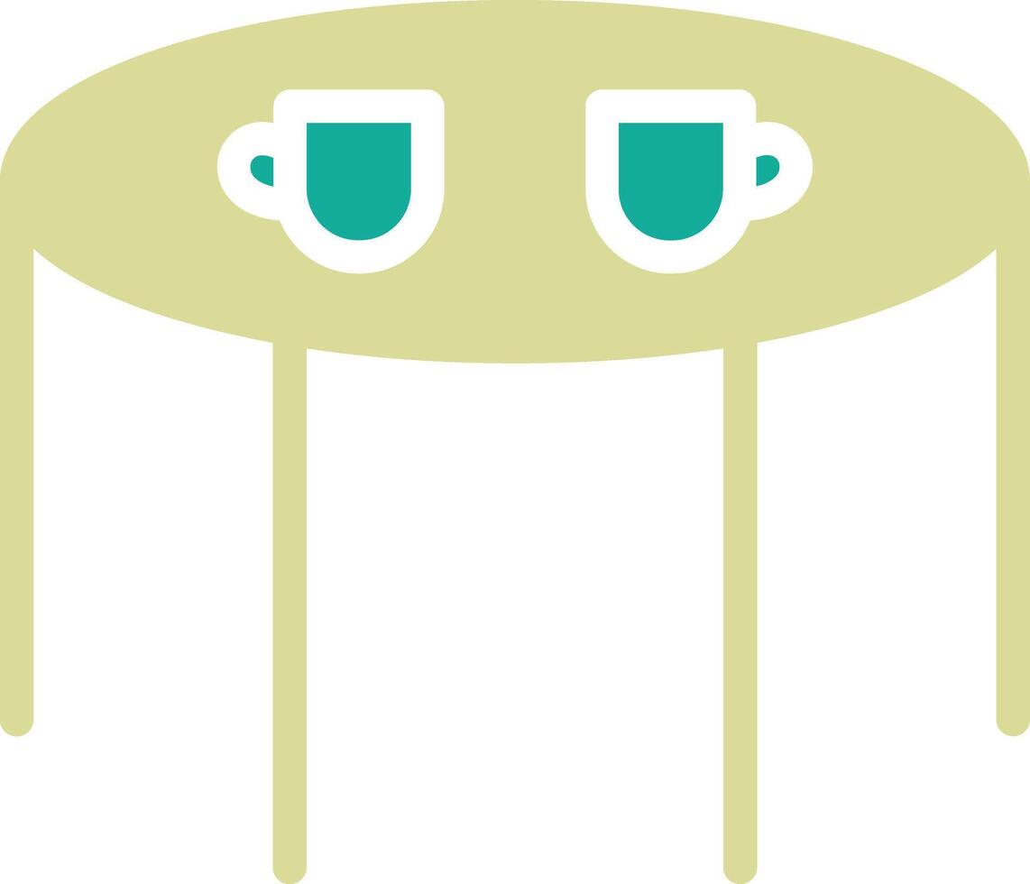 Coffee Table Vector Icon