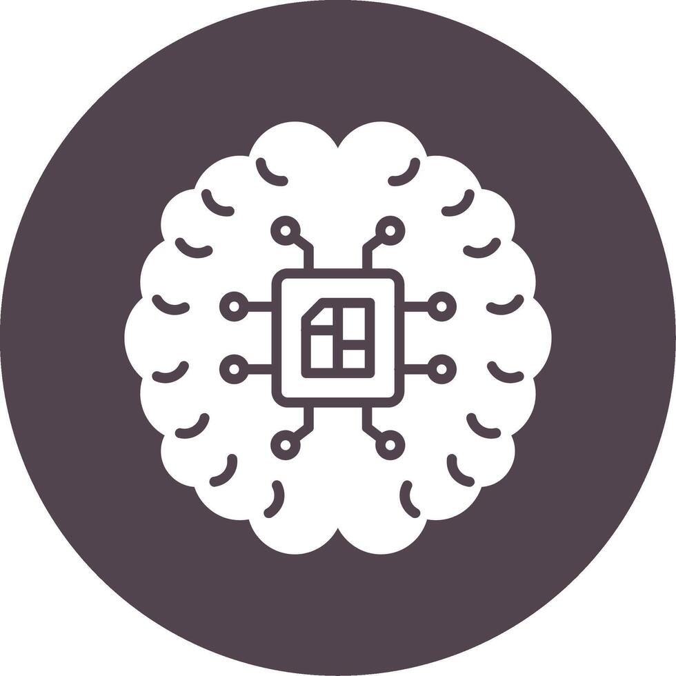 Artificial Intelligence Vector Icon
