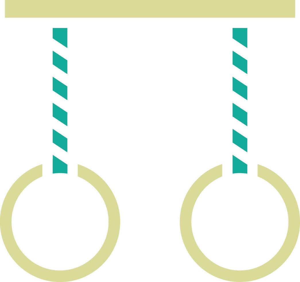 Gym Rings Vector Icon