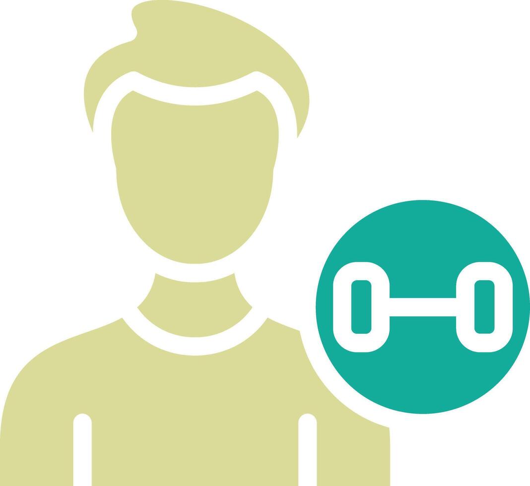 Gym Trainer Vector Icon