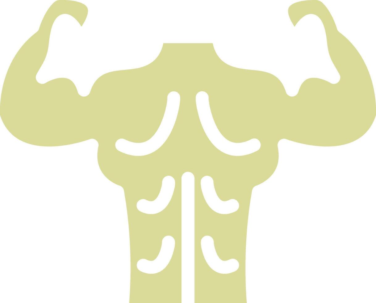 Back Muscle Vector Icon