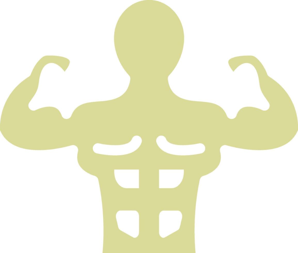 Body Builder Vector Icon