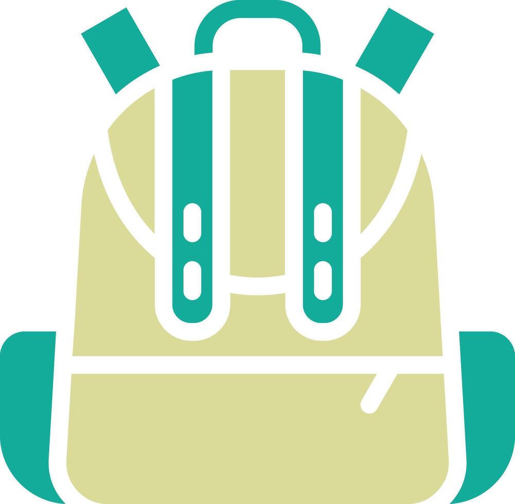 icono de vector de mochila