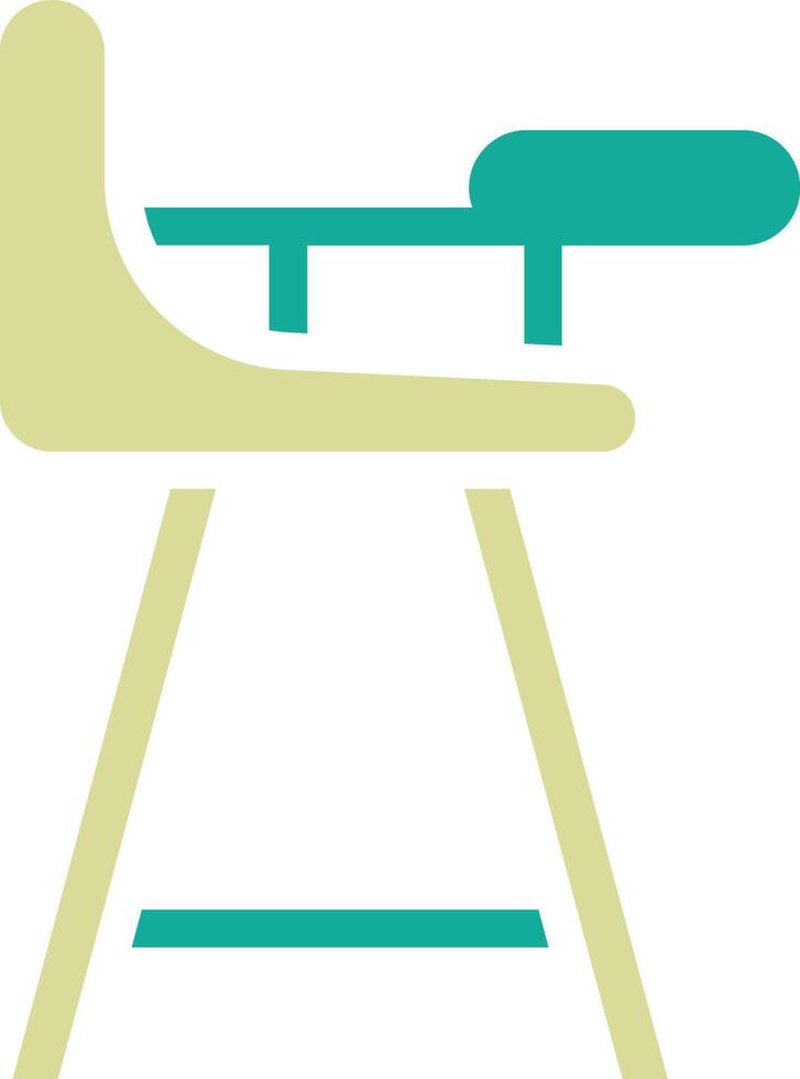 High Chair Vector Icon