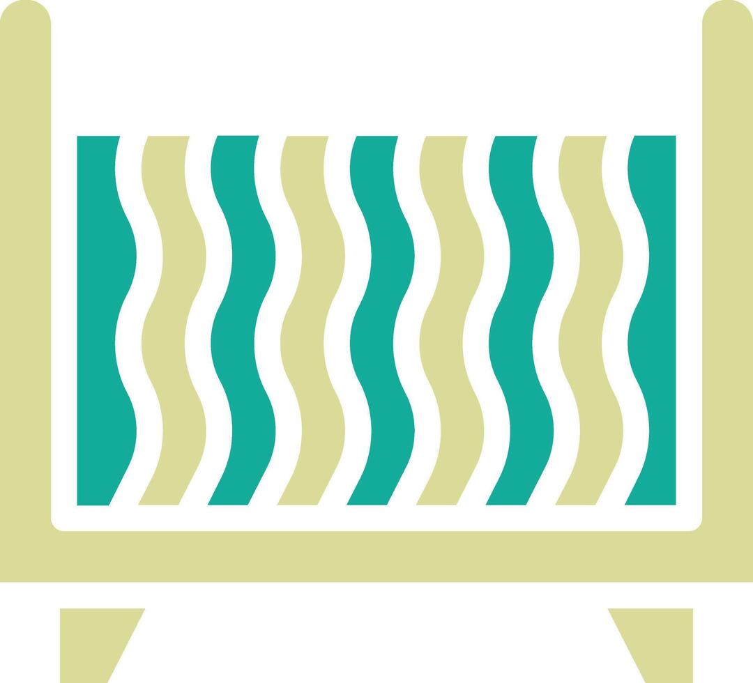 Baby Crib Vector Icon