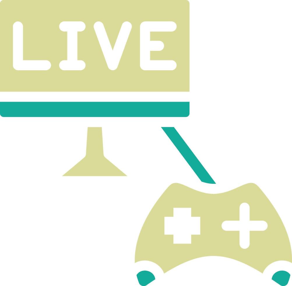 Game Streaming Vector Icon