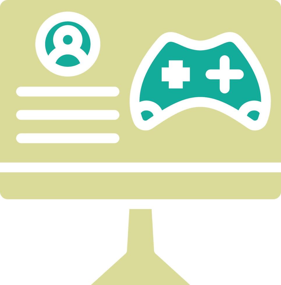 Game Login Vector Icon