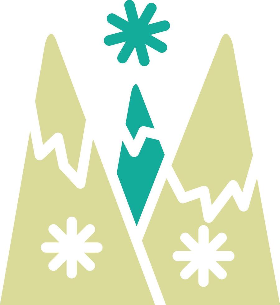 Snow Landscape Vector Icon