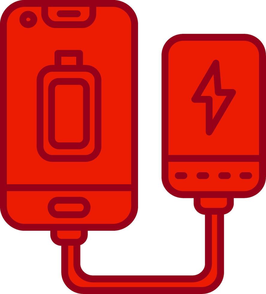 Portable Battery Vector Icon