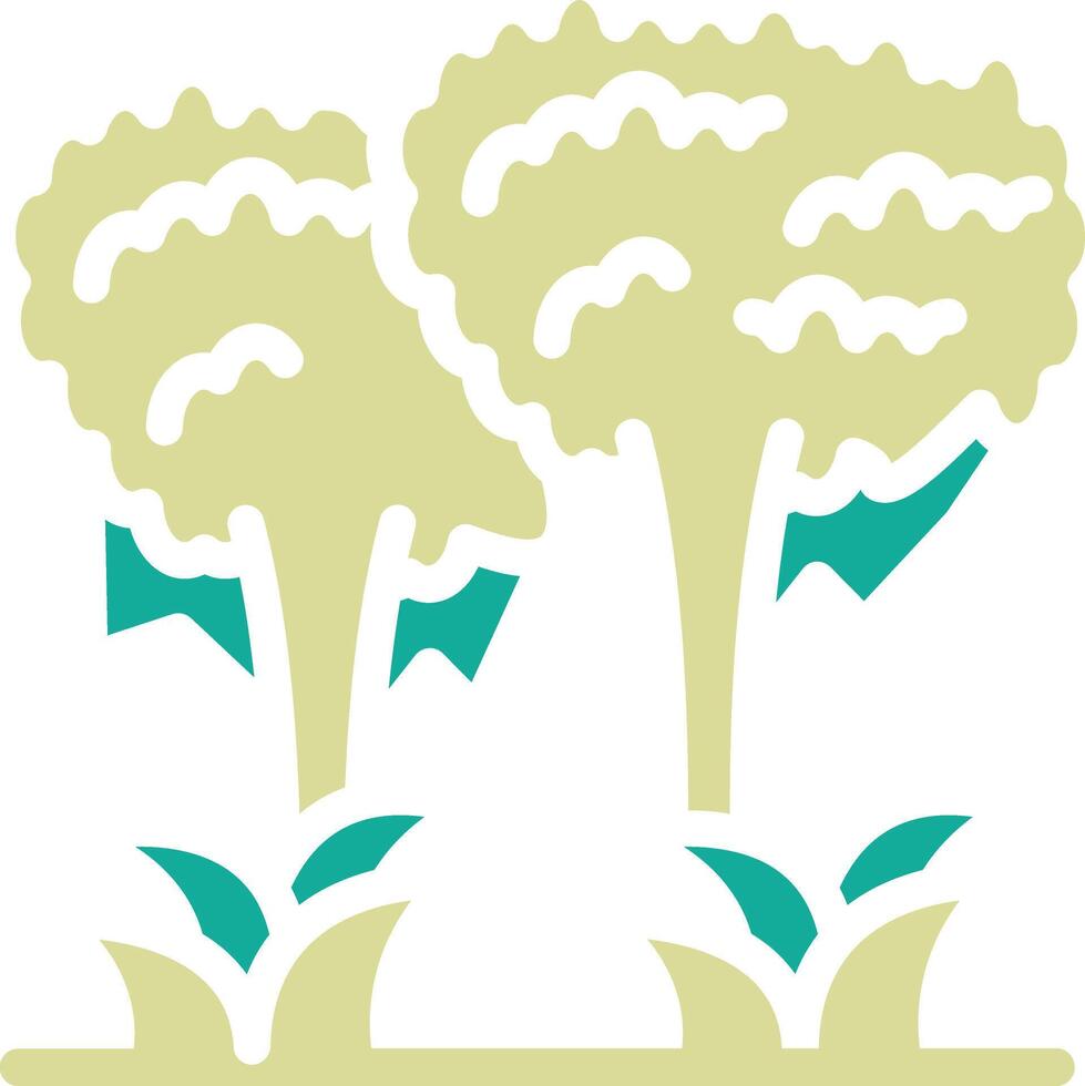 Jungle Landscape Vector Icon