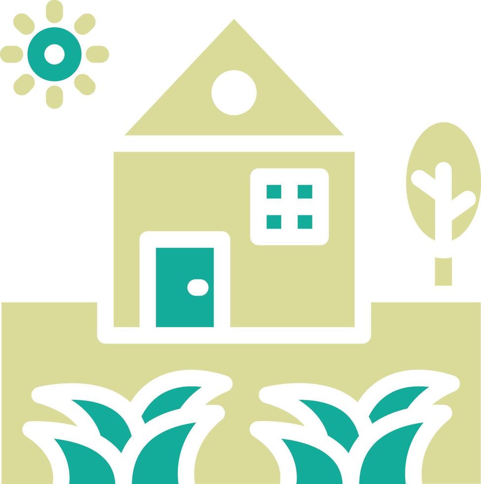 Home Landscape Vector Icon