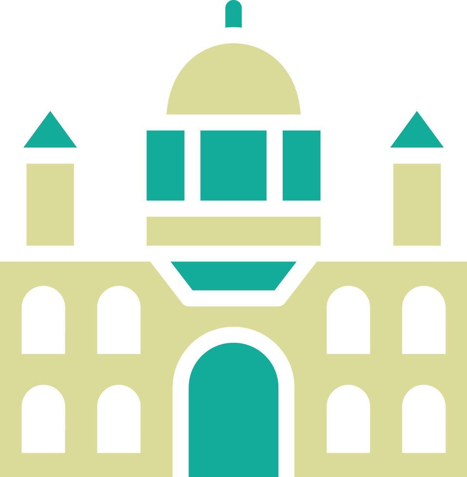 Castle Landscape Vector Icon